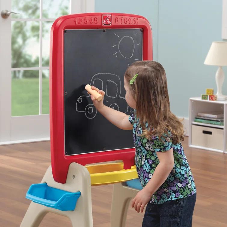 Step2 Step2 All Around Red Easel for Two Folding Board Easel