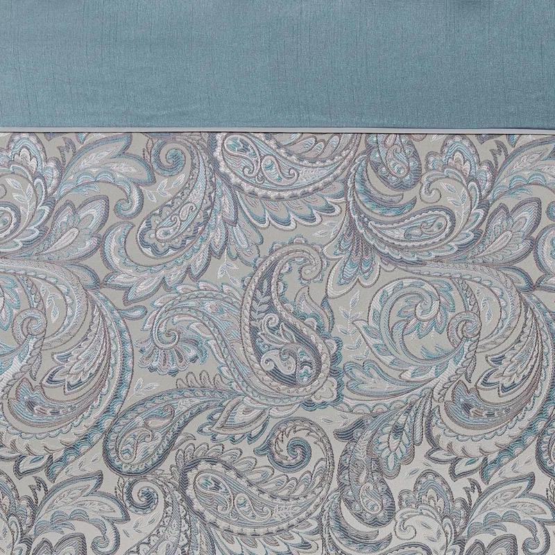 Madison Park Aubrey Paisley Jacquard Shower Curtain