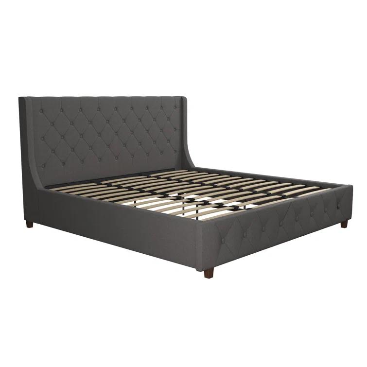 CosmoLiving by Cosmopolitan Mercer Tufted Upholstered Platform Bed