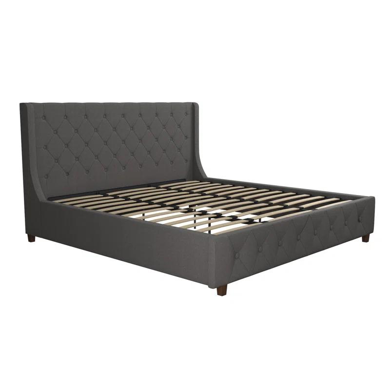 CosmoLiving by Cosmopolitan Mercer Tufted Upholstered Platform Bed