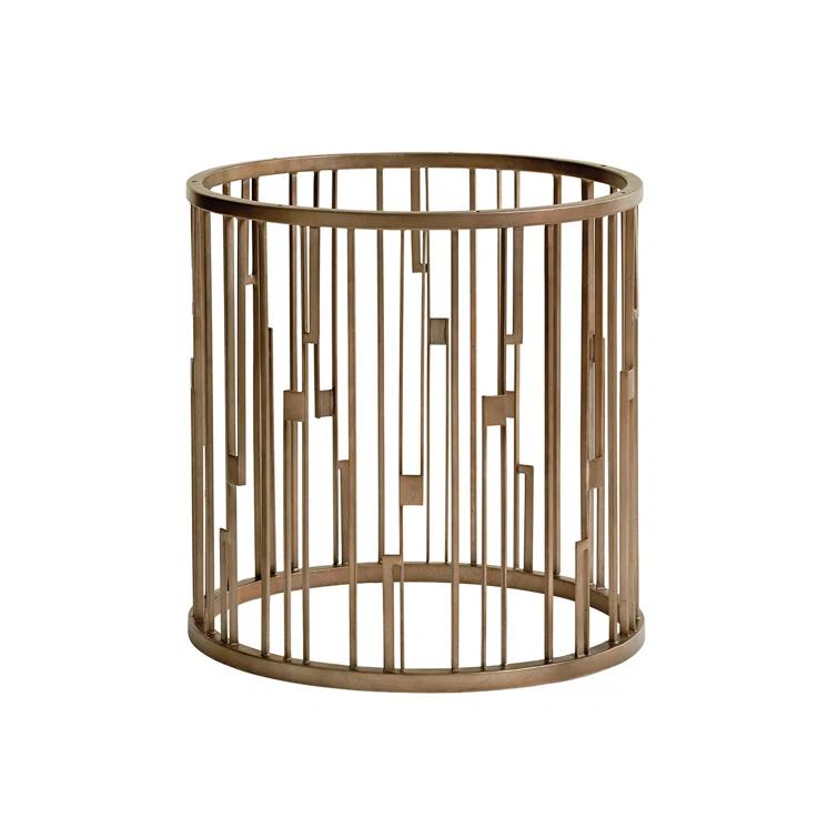 Contemporary Round Glass Dining Table with Silver Metal Base