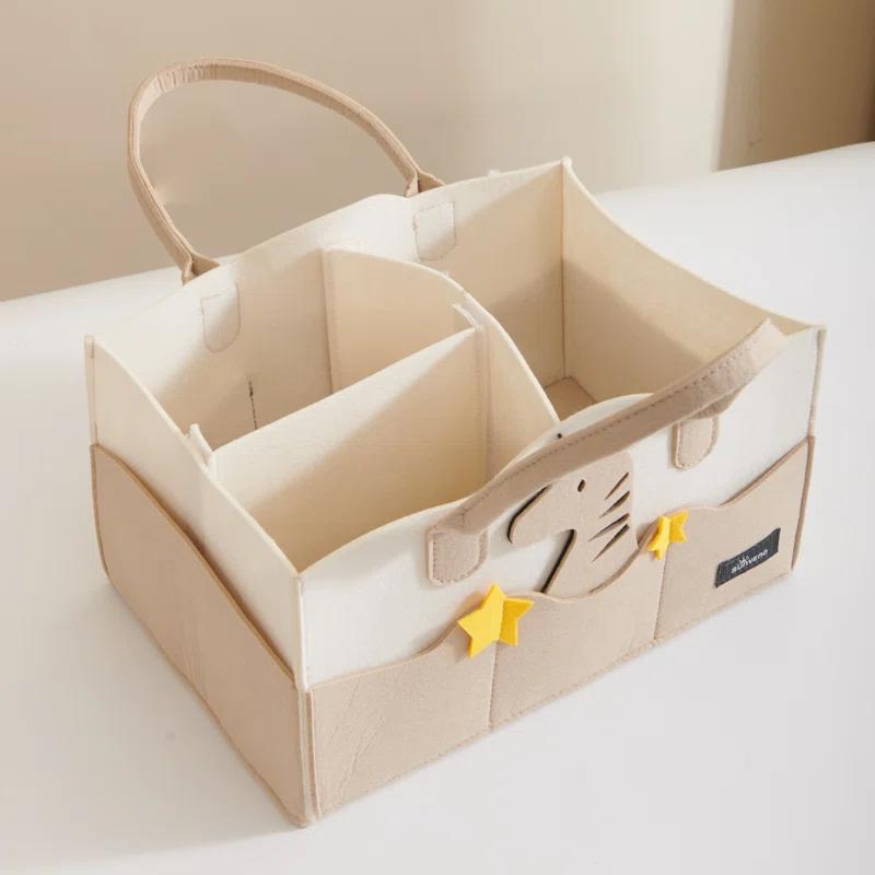 Sunveno Baby Diaper Caddy Nursery Storage