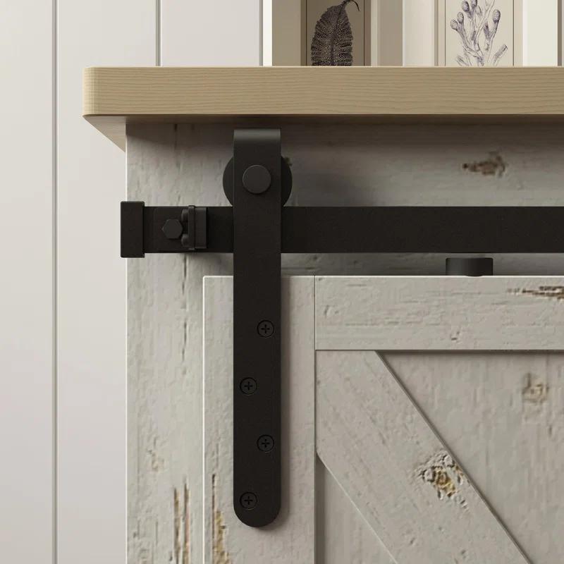 American Pro Decor Classic Strap Additional Rollers for Mini Sliding Barn Doors