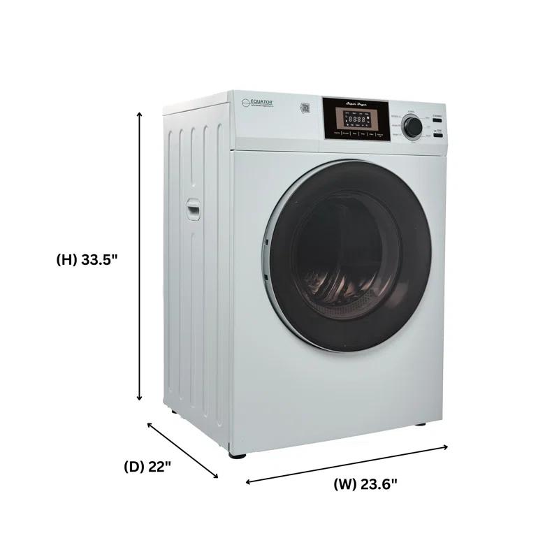 Equator Compact 24 In Vented Dryer 3.1cf/13lb Sensor Sanitize Shoes 110v/1500w