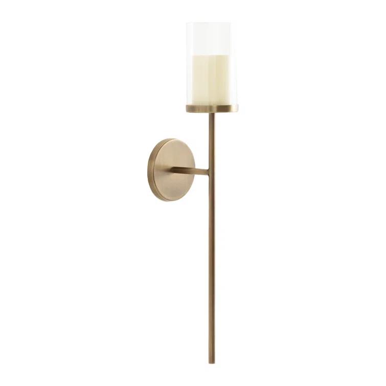 Kate and Laurel Blaise 14.0" Metal Wall Sconce