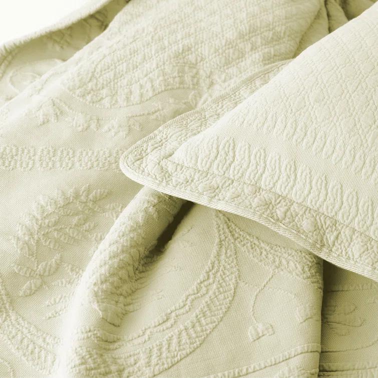 Historic Charleston King Charles Matelasse Cotton Pillow Sham