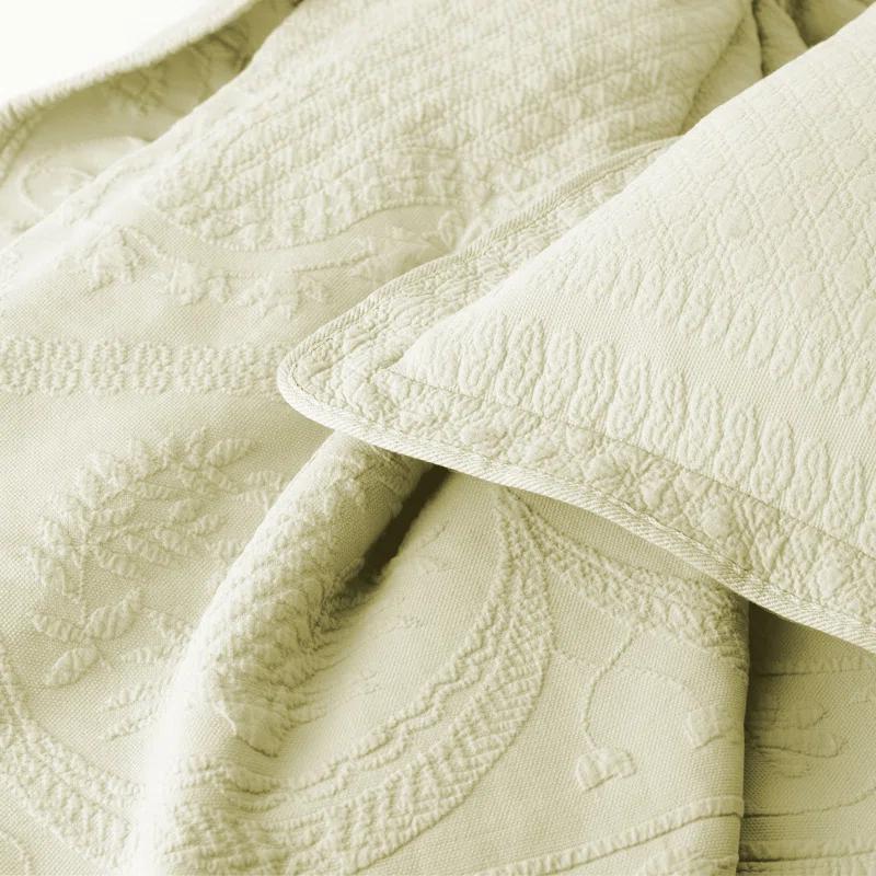Historic Charleston King Charles Matelasse Cotton Pillow Sham