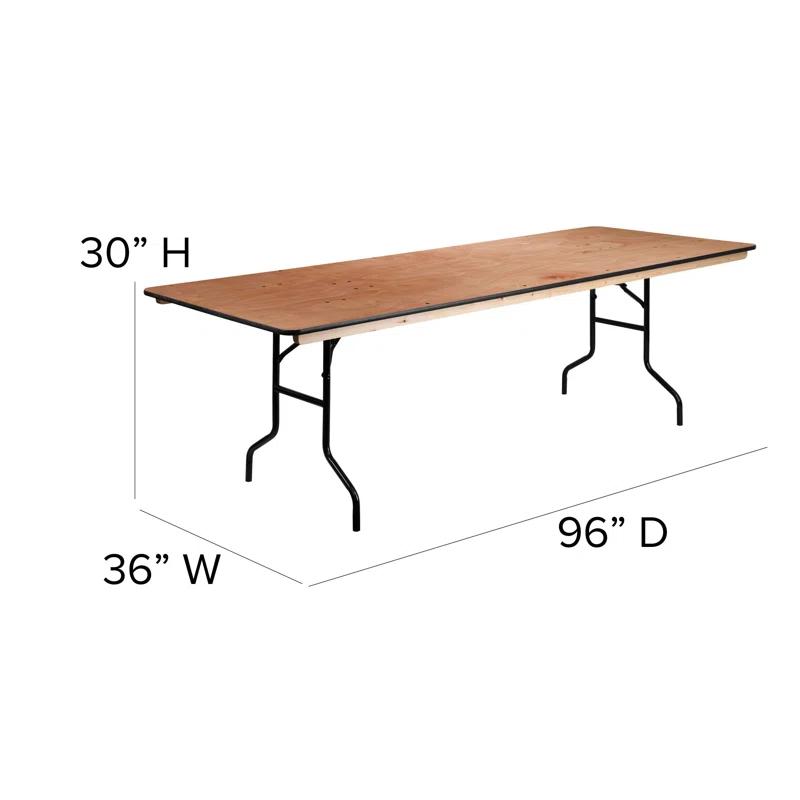 Flash Furniture Marcott Rectangular Wood Folding Event Table by Flash Furniture