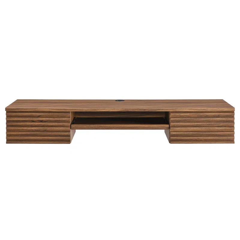 Modway Modway Render Wall Mount Wood Office Desk