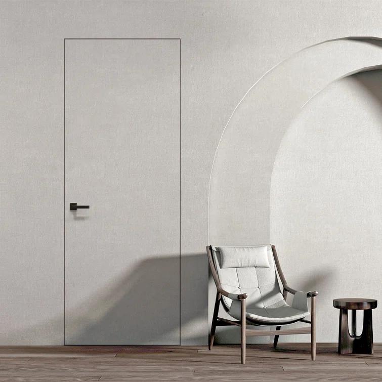 Belldinni Invisible Frameless Door Manufactured Wood Solid Core Regular Interior Door