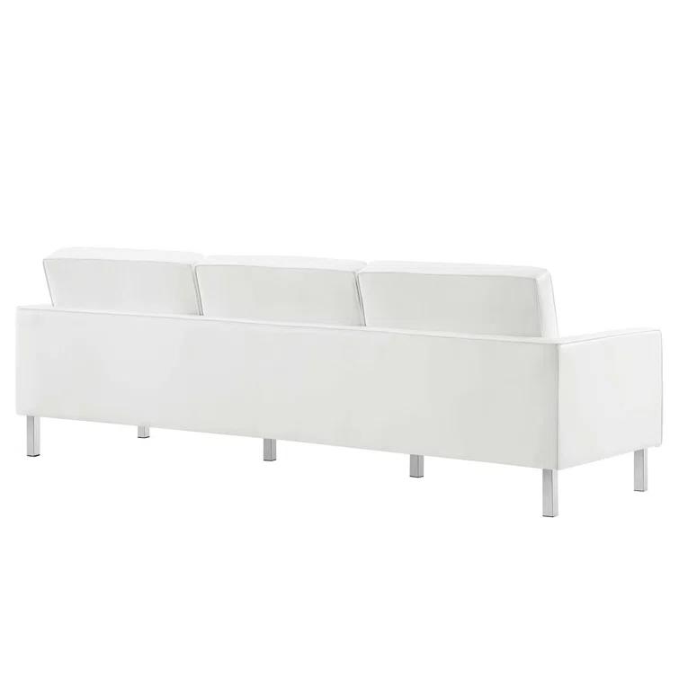 Modway Loft Tufted Vegan Leather Sofa by Modway
