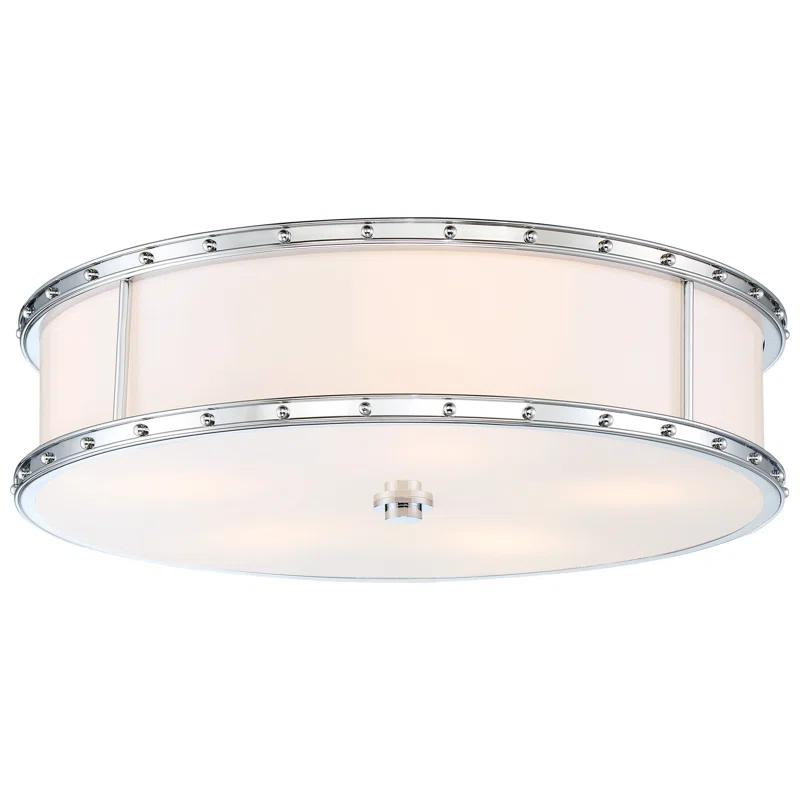 Minka Lavery Minka Lavery With Etched Opal Led Flush Mount Light