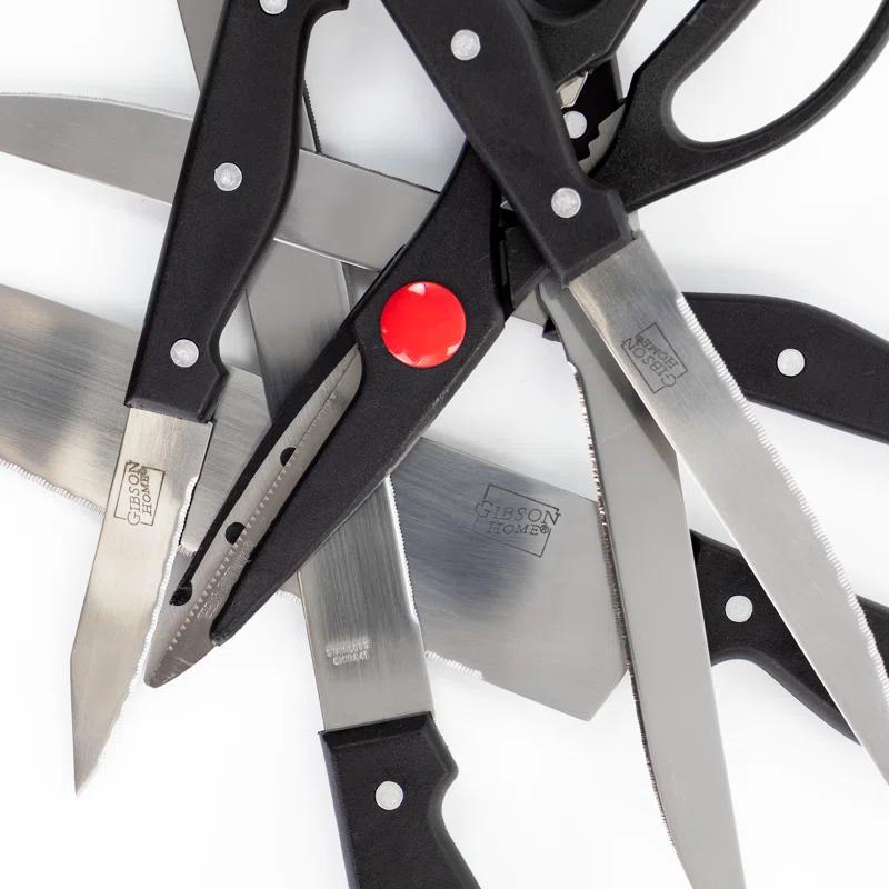 Gibson Home Gibson Home Westover Stainless Steel 13 Piece Knife Block Set