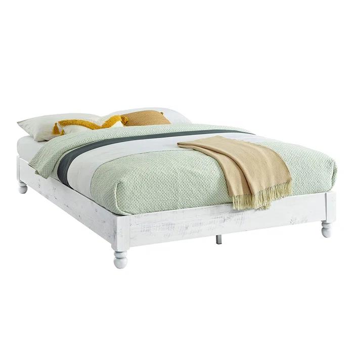 Millwood Pines 12" Wood Bed Frame