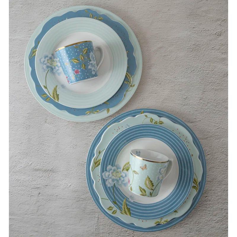 Laura Ashley Heritage Collectables Set/4 Mugs 10.82 Oz Seaspray Uni In Giftbox (Set of 4)