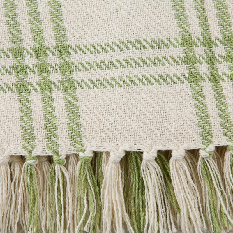 Design Imports Hand Woven Throw Blanket