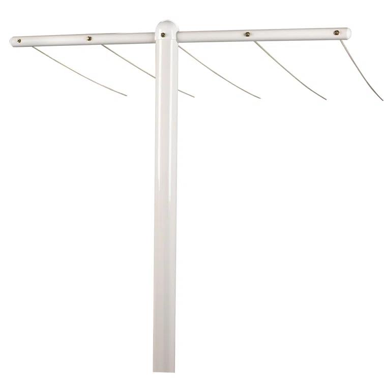 Rebrilliant Metal Clothesline Pole