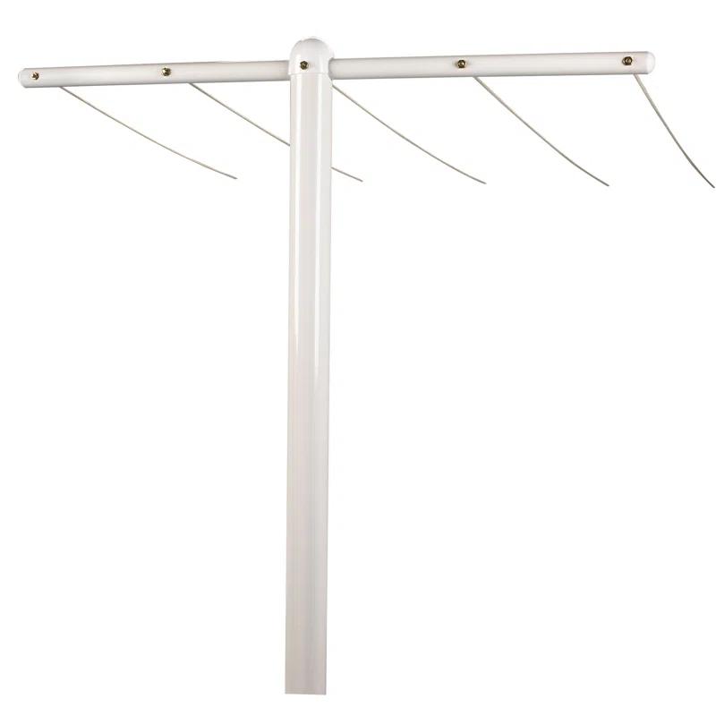 Rebrilliant Metal Clothesline Pole