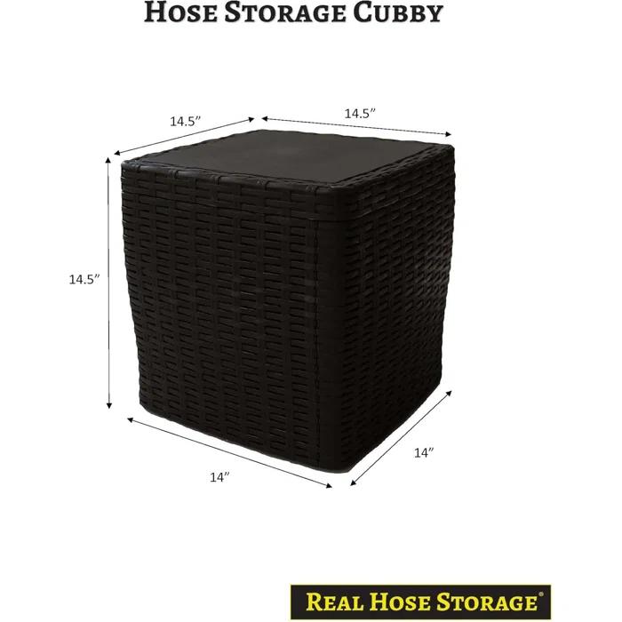 Real Hose Storage Real Hose Storage Outdoor Garden Hose Storage Holder, Decorative Garden Hose Storage Box, Storage For Garden Tools, Garden Hose, Lawn And Garden Products, 200ft Hose Capacity