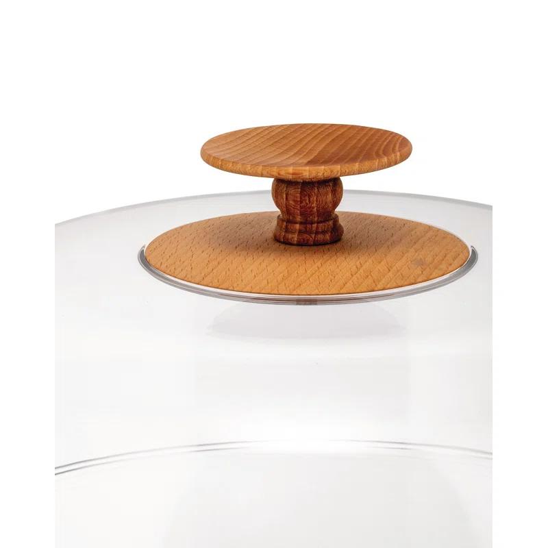 Alessi Dressed in Wood Domed Lid