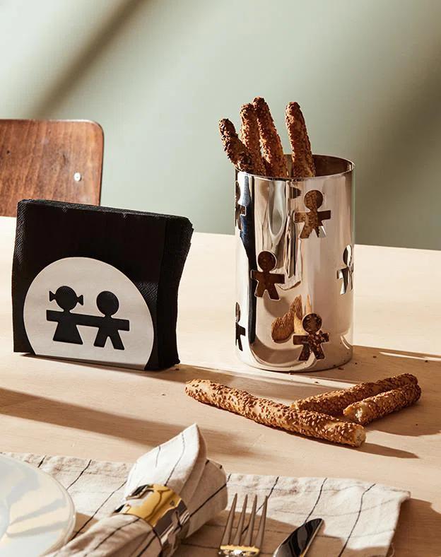 Alessi Girotondo Stainless Steel (18/10) Napkin Holder