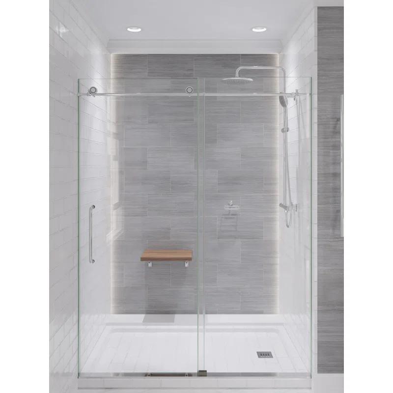 Heavy Rainfall Stainless Steel Shower Bar with Hand Sprayer