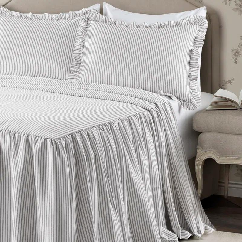 Lush Decor Reyna Microfiber Reversible 3 Piece Bedspread Set