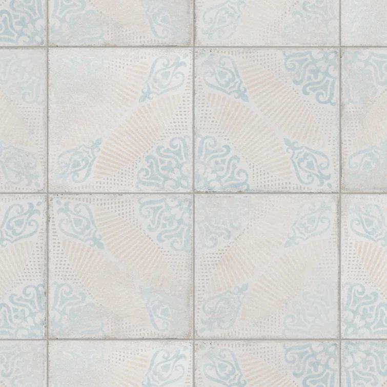 Merola Tile Barcelona 6" x 6" Porcelain Vintage Wall & Floor Tile