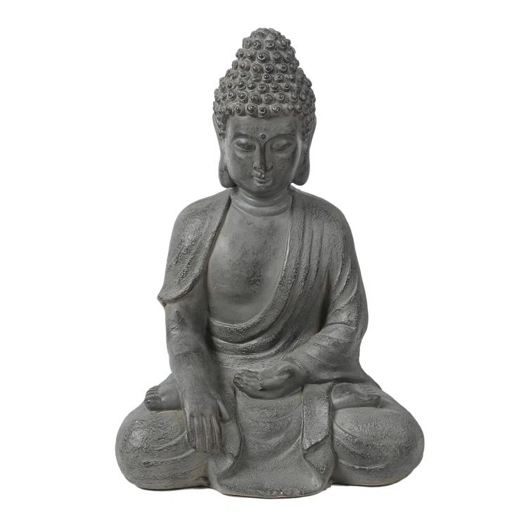 Mistana™ Eslinger Buddha Magnesium Oxide Garden Statue
