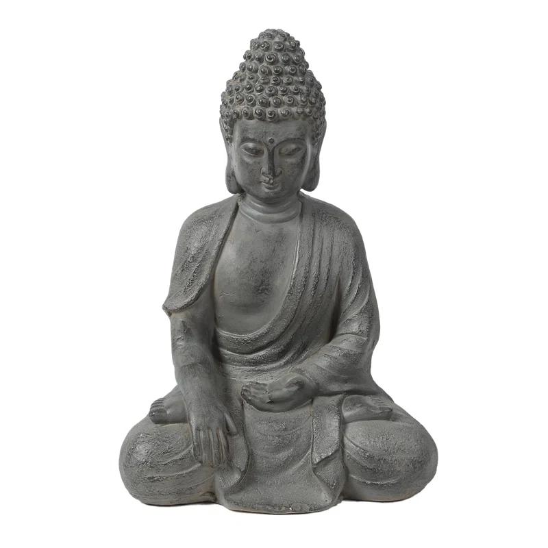 Mistana™ Eslinger Buddha Magnesium Oxide Garden Statue