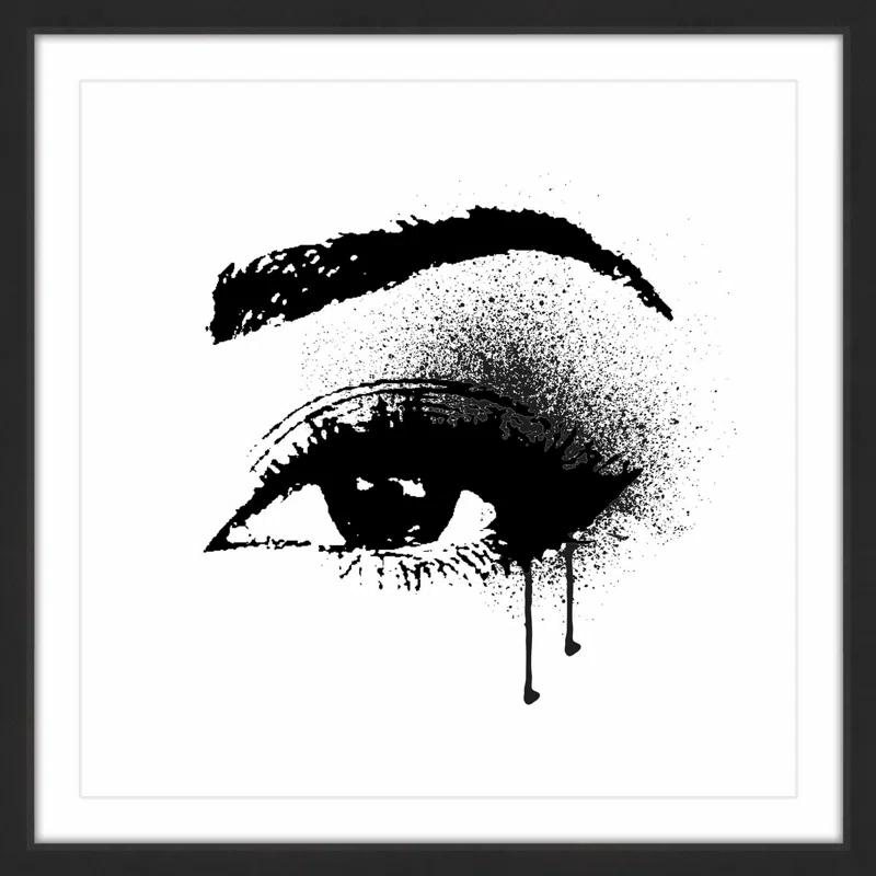 Marmont Hill " Black Drip Eye " by Amanda Greenwood