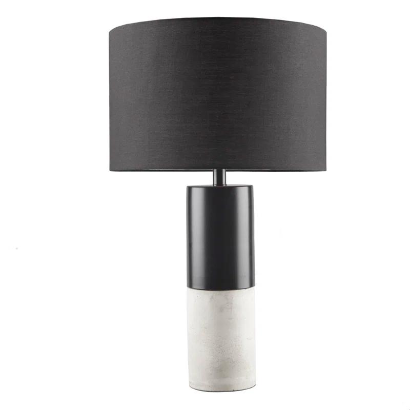 Hampton Hill Fulton Metal and Concrete Table Lamp