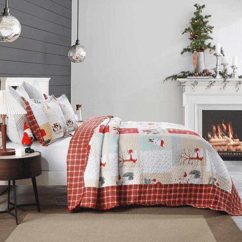MarCielo Marcielo Lightweight All Season Reversible Comforter Quilt Set with Shams