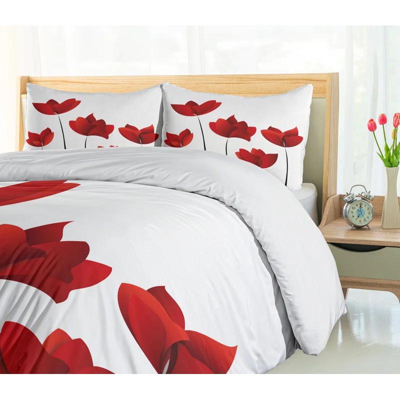 Floral Traditional Floral Duvet Cover Set