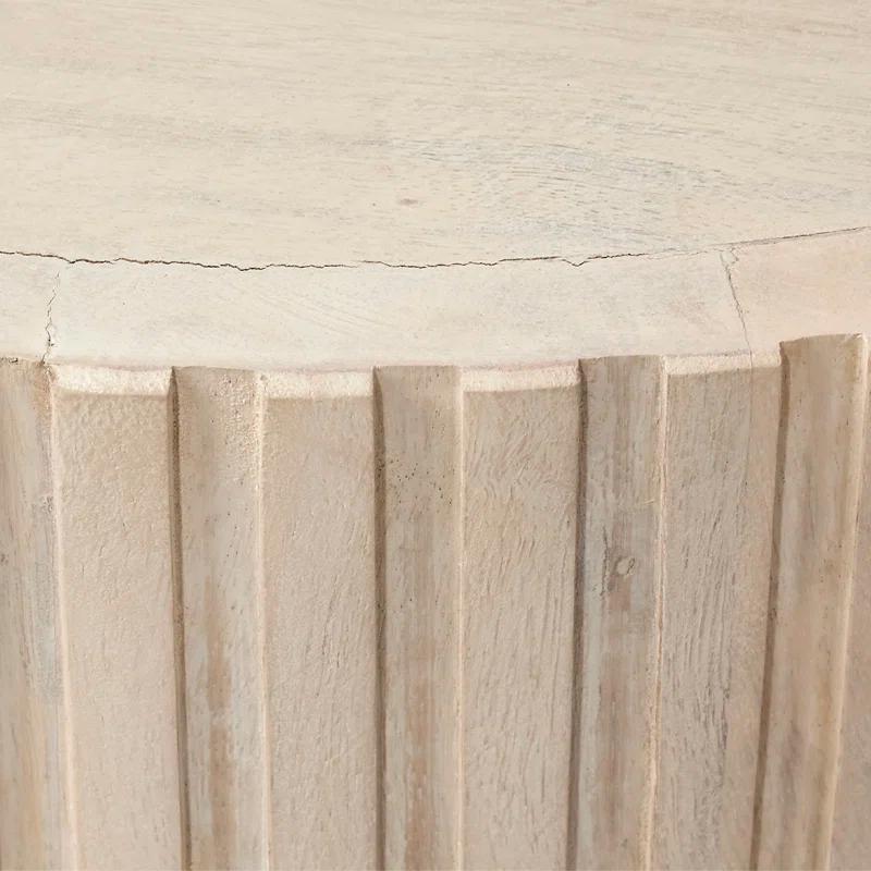Notch Solid Wood End Table