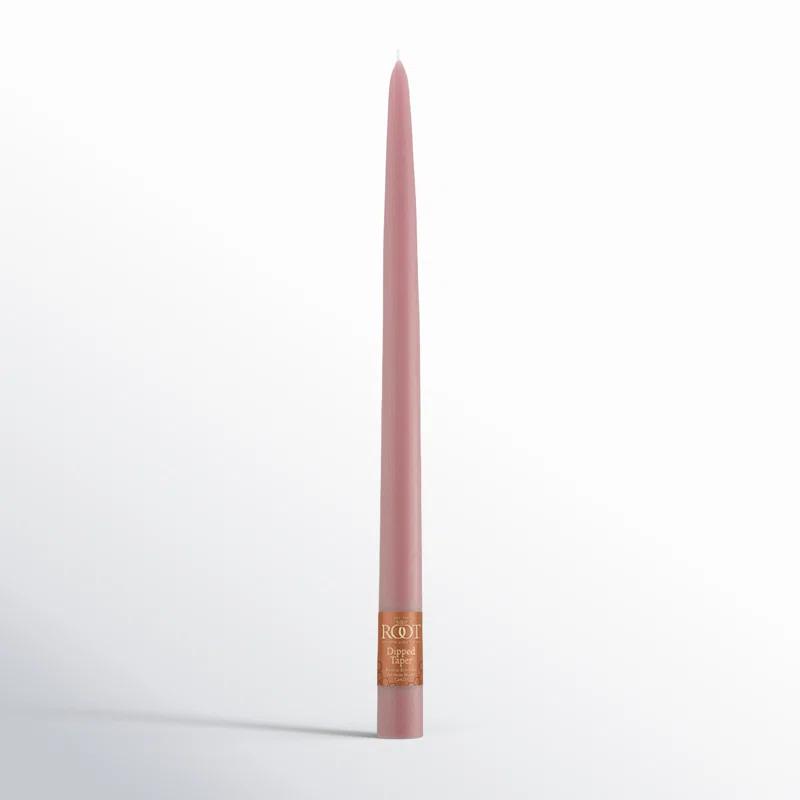 12 Piece Unscented Taper Candle Set