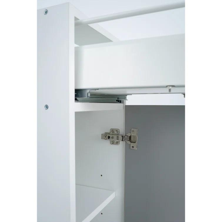 Cambridge Radiance Ready to assemble Matte Gray Base Kitchen Cabinet,1 Drawer