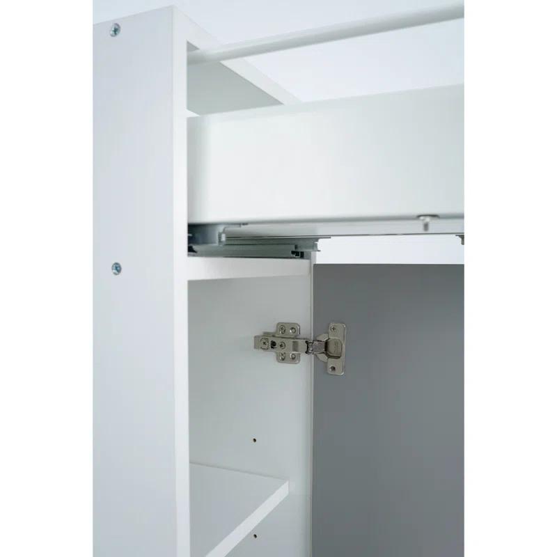 Cambridge Radiance Ready to assemble Matte Gray Base Kitchen Cabinet,1 Drawer