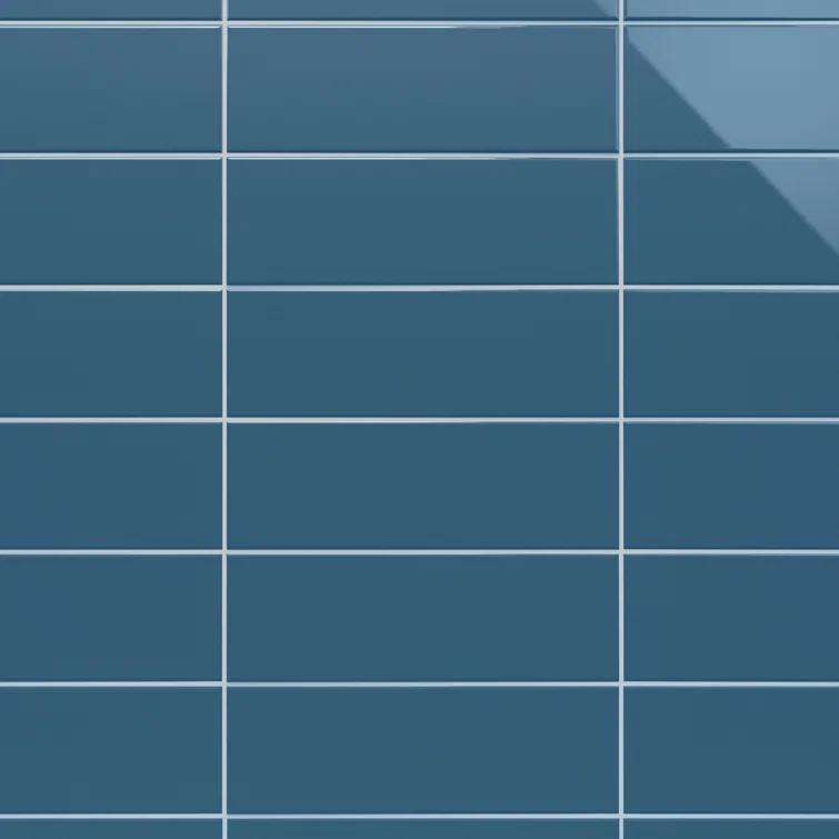 Remington 3.93 in. x 11.81 in. Polished Porcelain Subway Wall Tile (13.55 Sq. Ft. / Case)