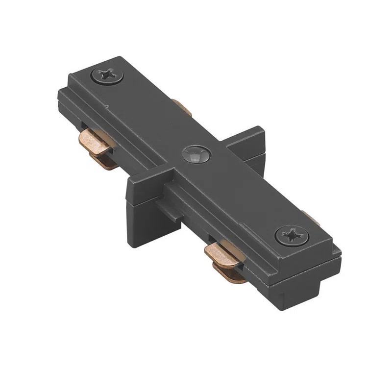 WAC Lighting Straight Line Connector HI-BK