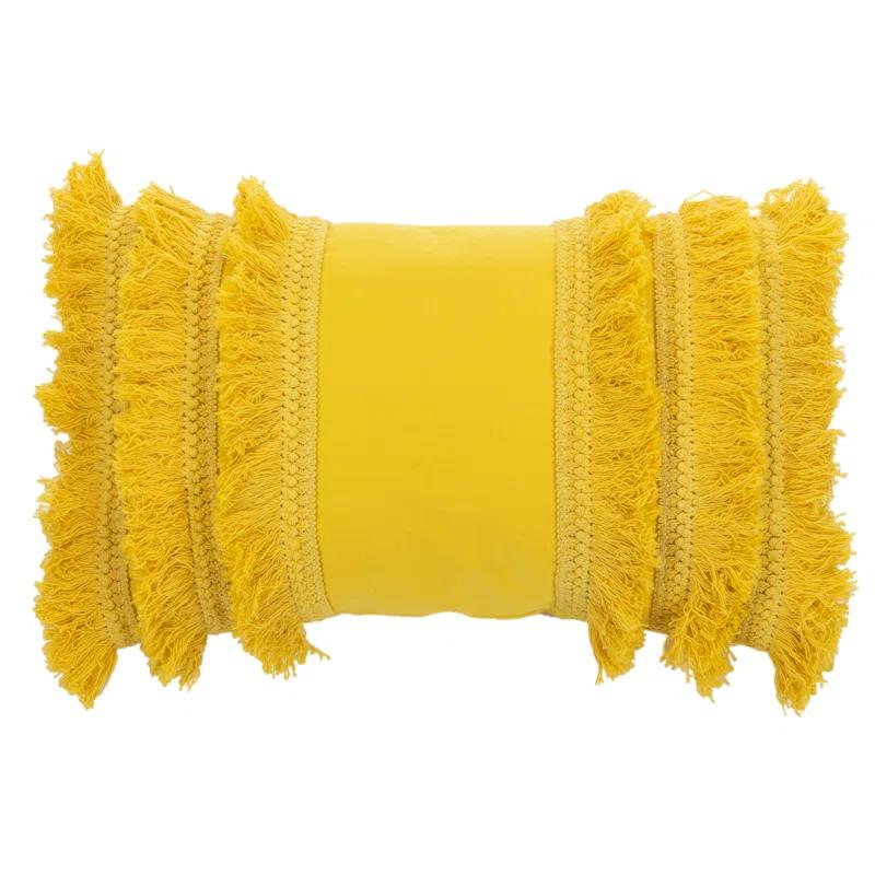 Safavieh Fringed Cotton Throw Pillow