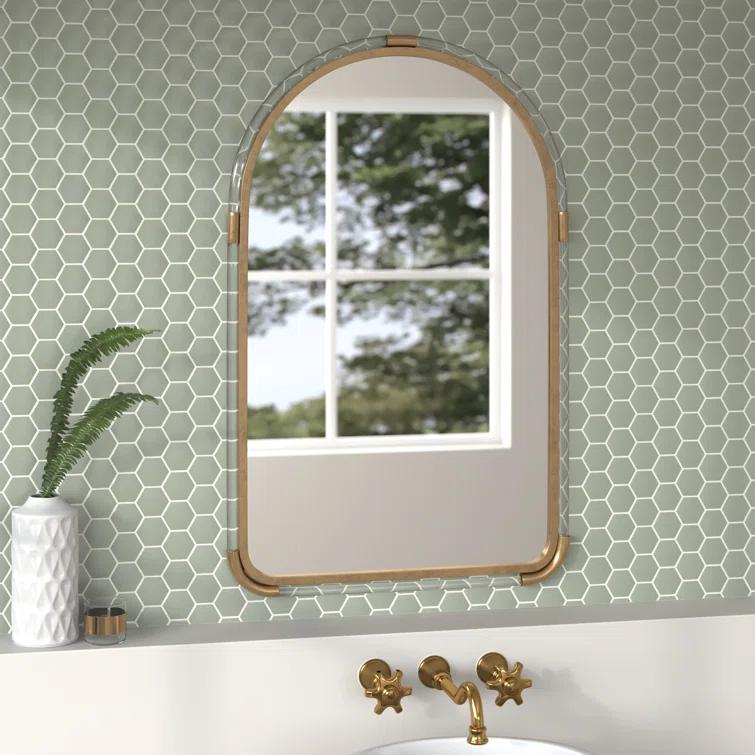 Antoinette Metal Flat Mirror