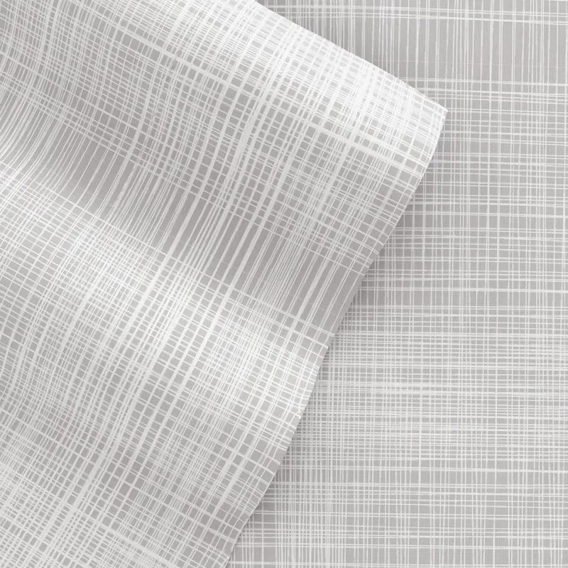 IEnjoy Home 7-Piece Reversible Bedding Bundle - Solid Comforter and Patterned Sheet Set
