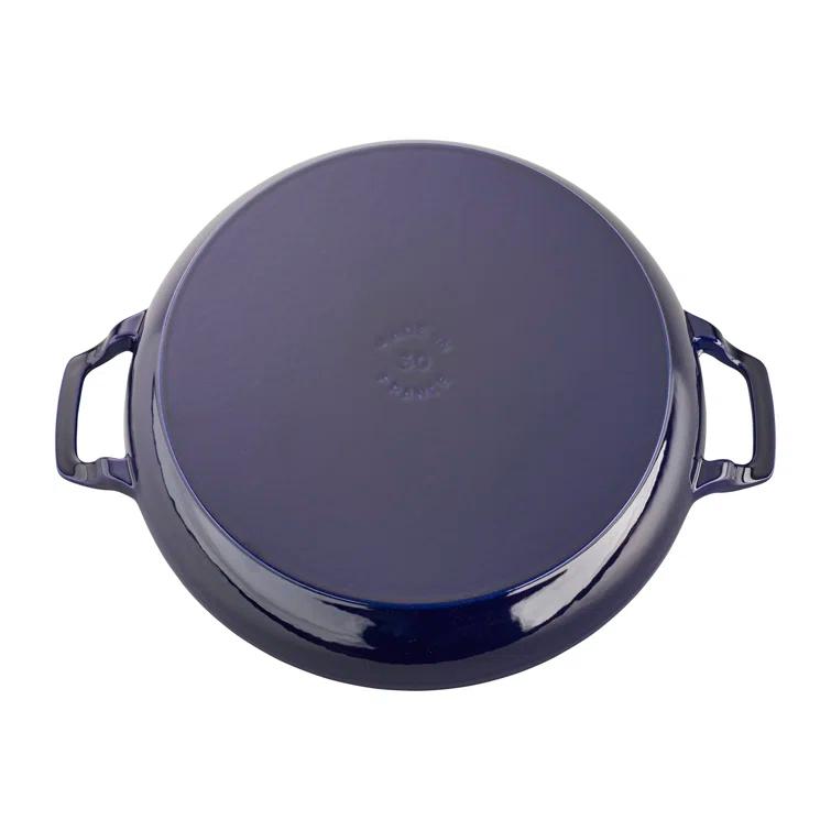 Staub Cast Iron Braiser, Dutch Oven, 3.5-Quart, Serves 3-4