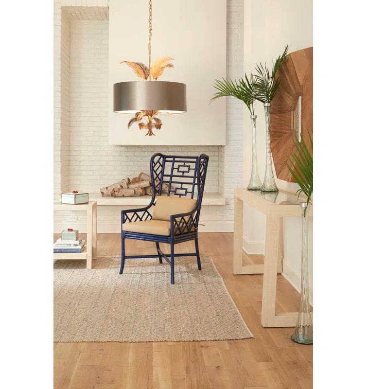 Wildwood Coastal Glass Top End Table