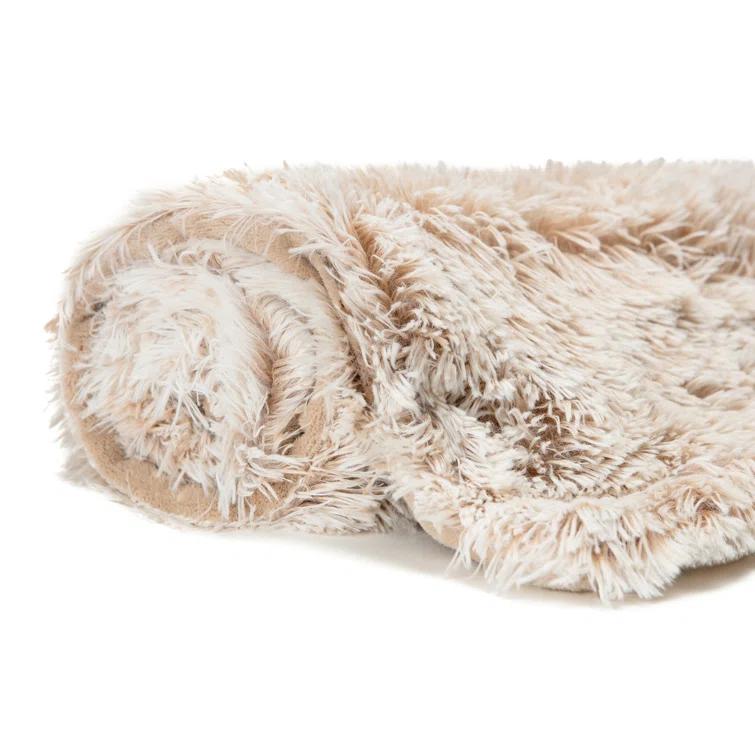 Chanasya Shaggy Shaggy Super Elegent Sherpa Long Fur Throw
