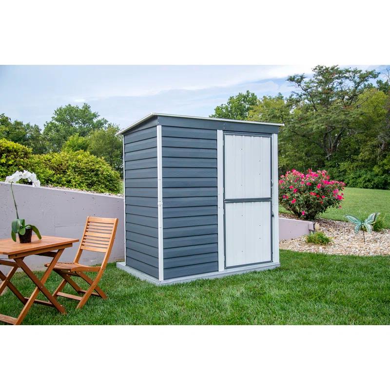 Arrow Shed-in-a-Box 6 ft. W x 4 ft. D Metal Horizontal Storage Shed