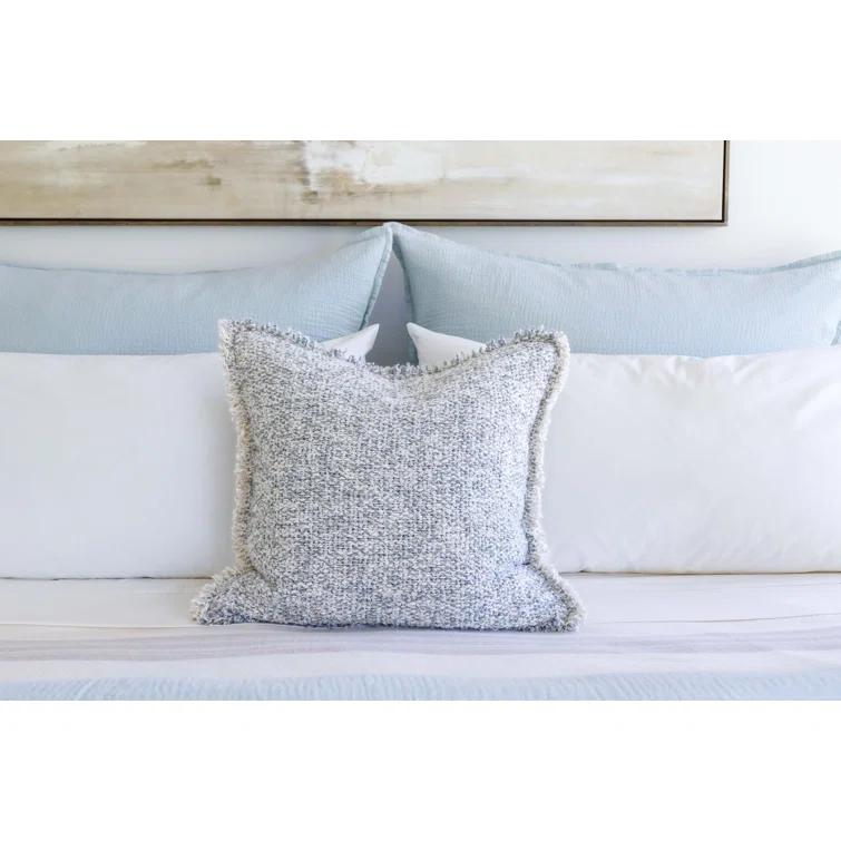 Pom Pom At Home Brentwood Frayed Throw Pillow