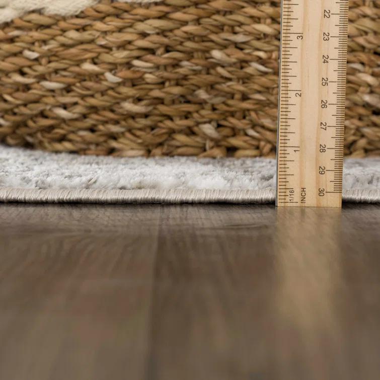17 Stories Liveree Abstract Design Modern Gray/Beige Area Rug