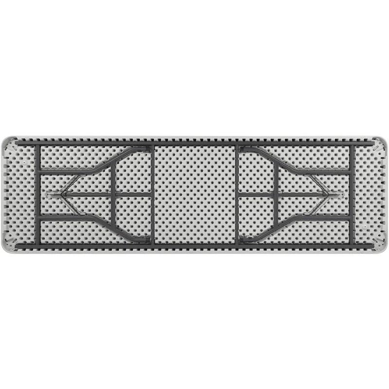 Lorell Ultra-Lite Folding Table - Powder Coated Base X 96" Table Top Width X 30" Table Top Depth - 29.25" Height - Platinum, Gray | Wayfair